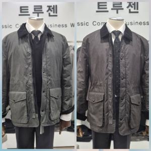 [트루젠]퀼팅 안감 비지니스 헌팅 사파리 점퍼(EW0-HHM0120)바버