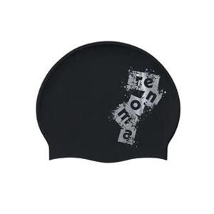 [레노마수영복]성인 빈티지 퍼즐 실리콘 수영모자RC2E406_BK