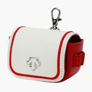 데상트골프파우치 VQA DR12WFBG25-RRDG 여성 2볼 케이스 / Racing Red