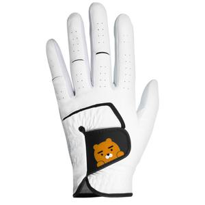 카카오프렌즈골프 블랙라이언 반양피 남성 왼손 골프장갑