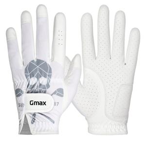 지맥스 스컬 메쉬 반양피 남성 왼손 골프장갑