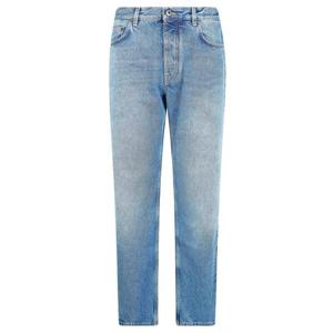 오프화이트 데님 팬츠 44XYA18JS26D002 400 BLU