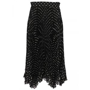 [VALENTINO] 라프리마 여성 스커트 패턴 라이트 조젯 PLUSDEPOIS POIS MEDIO 8B3RAEL59AB TB1 블랙 /15