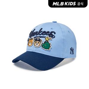 [MLB키즈 공식]26N 메가베어 프렌즈 배색 볼캡 NY (Navy) 7ACPC146N-50NYS