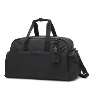 [헤지스골프]차콜그레이 로고장식 나일론 보스톤백 (HUGF5E302CG)