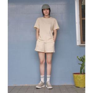스노우피크 SNOWPEAK APPAREL 와플 여성 반바지 (S25MWFKH37) Pastel Yellow S25MWFKH37PY 337405
