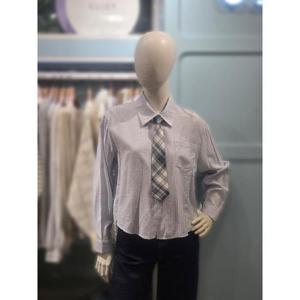 클리지 세이브존03 클리지 타이배색 셔츠 블라우스 AQCQ2WBL16A