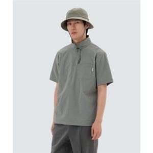 스노우피크 SNOWPEAK APPAREL 냉감 루트 반집업 반팔 티셔츠 (S25MMRZT60) Light Khaki S25MMRZT60LK 337758