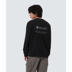 스노우피크 SNOWPEAK APPAREL 우븐 패치 맨투맨 (S25FMFHT24) Black S25FMFHT24BK 337613