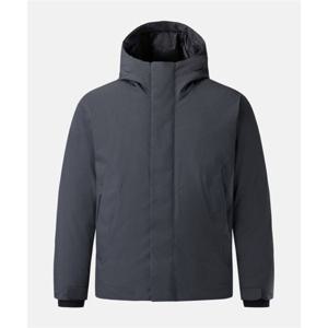 코오롱스포츠 KOLON SPORT 남성 뉴랜드 후드 일체형 논퀼팅 미드 다운 TLJDW25551CGY 329362