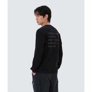 스노우피크 SNOWPEAK APPAREL 에어로히트 레터링 긴팔 티셔츠 (S25FUFTL24) Black S25FUFTL24BK 337720