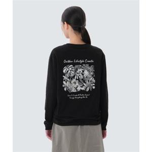 스노우피크 SNOWPEAK APPAREL 소로나 여성 트로피컬 긴팔 티셔츠 (S25SWFTL63) Black S25SWFTL63BK 337823