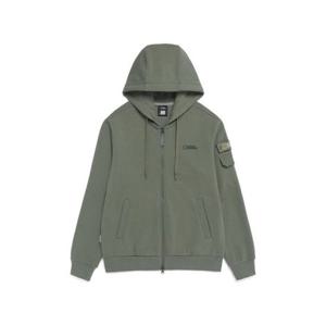내셔널지오그래픽 NATIONALGEOGRAPHIC N261UFT950 마게이 소매 포켓 세미오버핏 후드 풀집업 MILITARY KHAKI N261UFT950514 329049