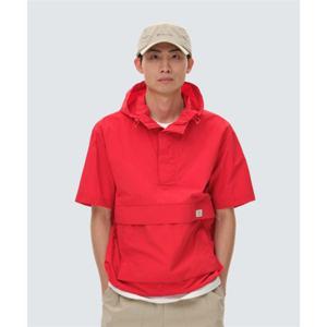 스노우피크 SNOWPEAK APPAREL 타슬란 우븐 비비드 반팔 아노락 Red (S24MMLAN56) S24MMLAN56RD 338357