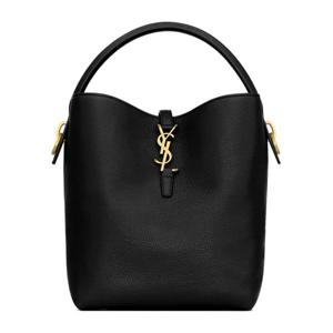 생로랑 그레인 가죽 로고 버킷 토트백 860941 AAF20 1000