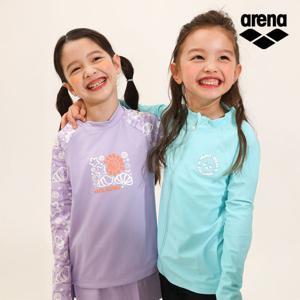 [아레나]아레나 클라우드 아동 레저 짚업 래쉬가드 A3BG1GC01MNT