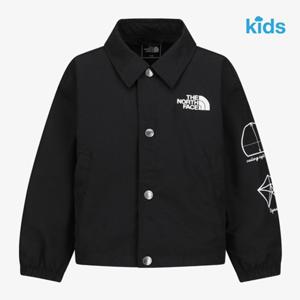 노스페이스 키즈 점퍼 NJ3BS05S 블랙 펀필드 자켓 바람막이