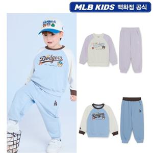 [MLB키즈] 메가베어 프렌즈 라글란 맨투맨 세트 7AS2C0261