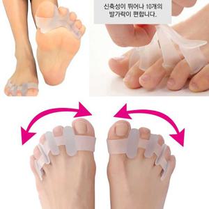 실리콘 토우링 발가락 편한발 바른자세 풋링 체형링