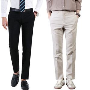 [프랭키뉴욕]남자슬랙스 TR 슬림스판 정장바지 10부 빅사이즈_RI