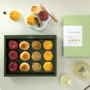 [화과방] 더담아 생과자 2호 12개입(+쇼핑백) / 선물세트 화과자 만주 간식 설날 (명절전 배송)