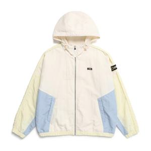 내셔널지오그래픽 N231WFT990 여성 우븐 배색 집업 BEIGE