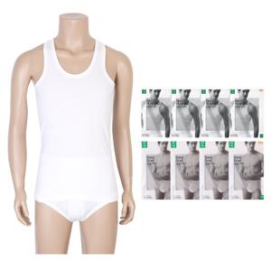 [TRY]남성 화이트 민소매런닝4매 삼각4매중택1 백색런닝팬티 면1