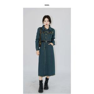 웬디 / 고퀄 트임 데님 원피스 WP12739