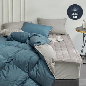 [파르페by알레르망] 포르테 알러지케어 헝가리80 구스 차렵이불패드세트 K