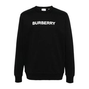 버버리 크루넥 코튼 블랙 맨투맨 8083142148165_A1189