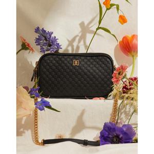 [닥스ACC][LOUIS DD] 블랙 DD 로고패턴 가죽 미니크로스백 DCWA4E517