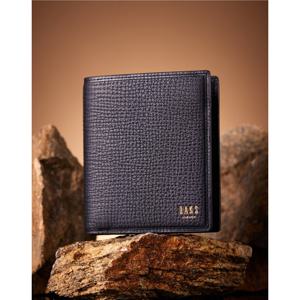 [닥스ACC][선물포장][SOFT CLASSIC] 블랙 소프트 이태리 수입 소가죽 중지갑 DBWA4E664