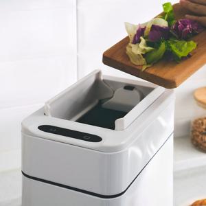 [하우스레시피] 밀리 양문형 센서 휴지통 9L (화이트)