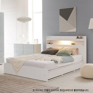 트리플 LED 수납형 침대 SS_밸런스 독립라텍스매트