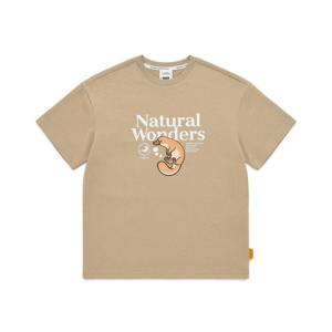[내셔널지오그래픽 키즈] K242UTS720 미니미 반팔티-2 SANDBEIGE