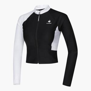 [르꼬끄공식] 여성 풀집업 래쉬가드 블랙(QP222SFZ51)
