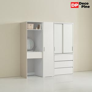 데코파인 조이 슬라이딩 장롱 1800 V세트 화장대 3단 서랍형