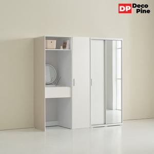 데코파인 조이 슬라이딩 장롱 1800 W세트 화장대 전신거울 안방