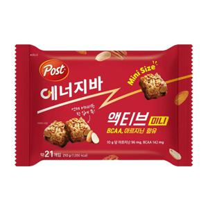 포스트 에너지바 액티브 미니 210g