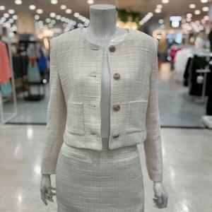 [숲]셋업 트위드 라운드넥 자켓 OA9JKQ4