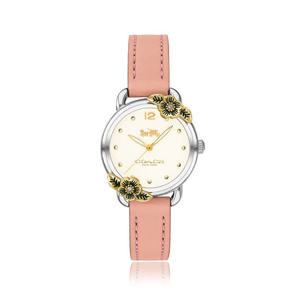 [마션틴트(잡화)][코치] 가죽 여자시계 14503239 우맨즈 델란시 티 로즈