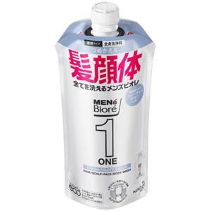 남성용 비오레 원 올인원 풀 바디 클렌저 클린 프루티 사본 프래그런스 리필 340mL