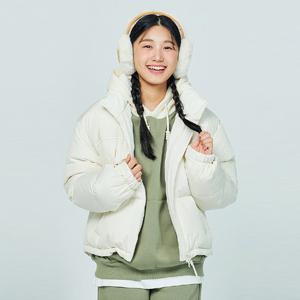 [소이] 여자 겨울이월 크림푸퍼다운점퍼(24W1151)