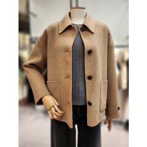 [코데즈컴바인] (CJD-HC501WA) 스탠카라 핸드메이드 숏코트