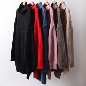 빅사이즈스웨터 F806L412 알파카폴라롱니트티 RM