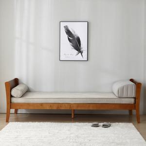 아이앤 메비드 원목 소파베드 매트(원형쿠션1개등쿠션1개) OT