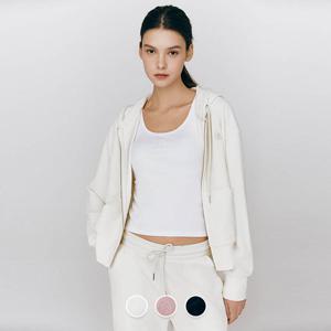 [지오다노/본사] 325516  여 벨벳 후드 집업