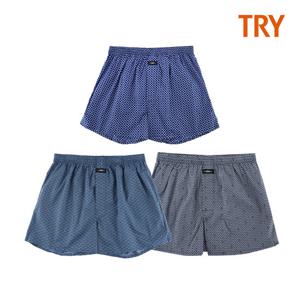 [트라이] 남성 100수 트렁크 3종 택1