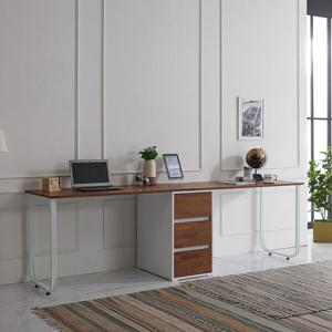 착불 첼시 서랍형 1200 입식 컴퓨터 2인책상세트