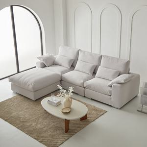 착불 세레니티  조야패브릭 구스 4인용 모듈 카우치소파